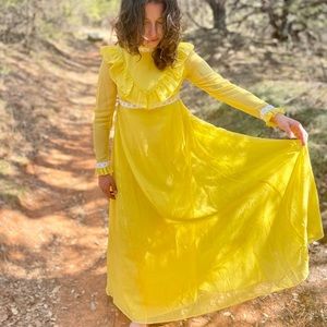 Yellow prairie dress